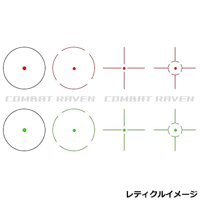 VECTOR OPTICS】VICTOPTICS ドットサイト TMC 1x22x33/等倍（1倍）/Z3