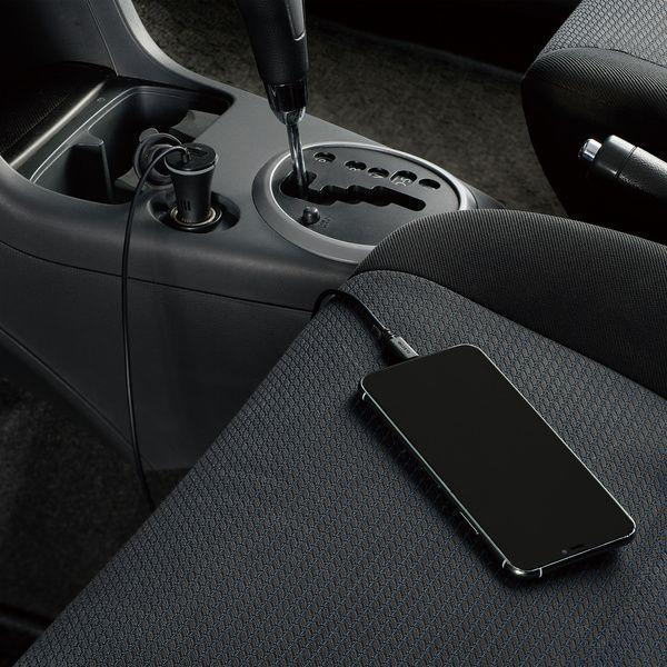 エレコム シガーソケット 車 電源 4 8a リール 150cm Usb Aポート インジケーター付 ブラック 見事な