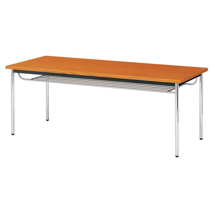 会議用テーブル E-CK-1875TM 幅1800x奥行750x高さ700mm オフィステーブル ミーティングテーブル 共巻 棚付 6人用 会議室 長机 長テーブルの画像