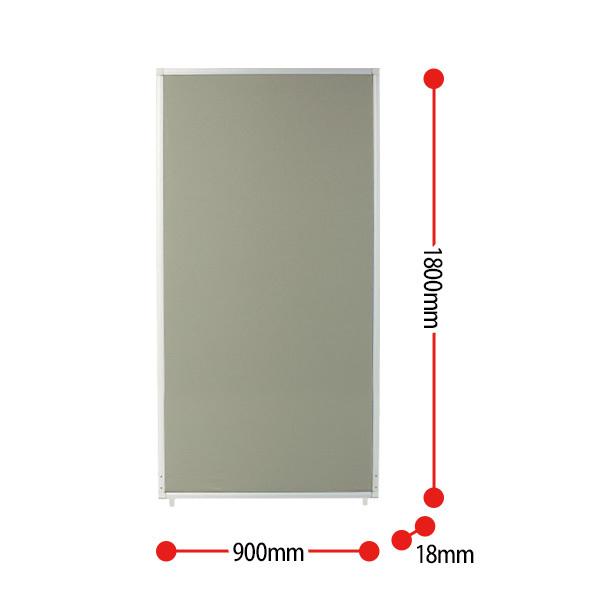 パネルスクリーン E-PSA-1809A 幅900x奥行18x高さ1800mm Aタイプ 全面布 パネル 間仕切り_1