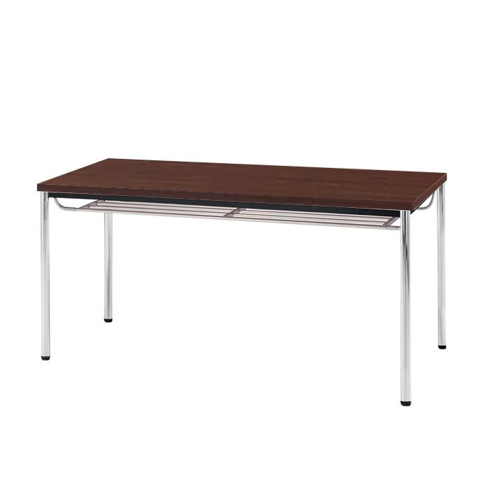 会議用テーブル TDW-1260TM 幅1200x奥行600x高さ700mm 共貼り 棚付  