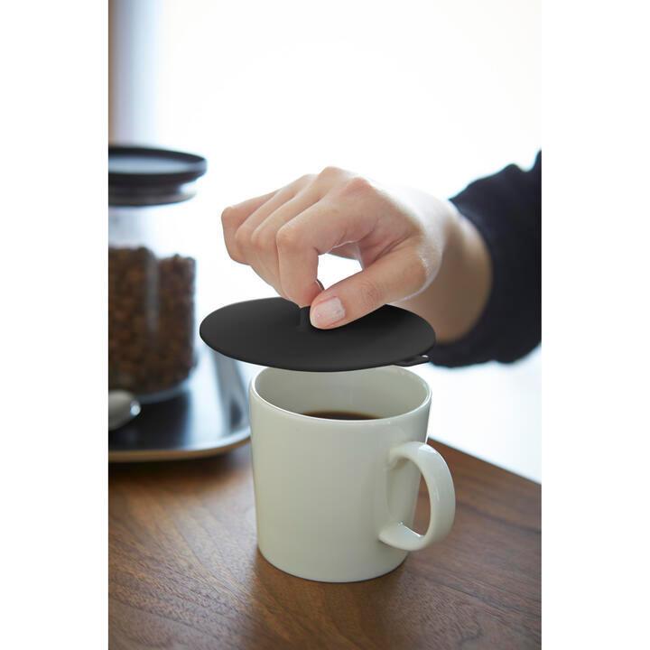 山崎実業 tower(タワー) カップカバー タワー ブラック シリコン コップ フタ 蓋 マグカップ YAMAZAKI|gadgetdepo|02