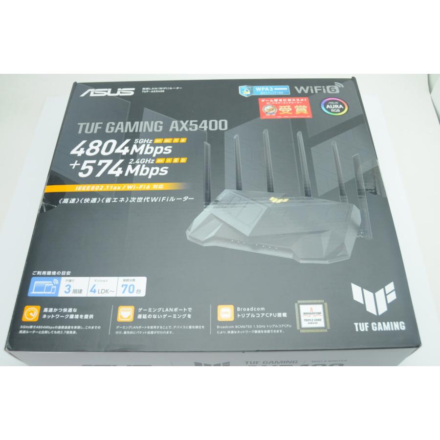 ASUS WiFi 無線 ルーター WiFi6 4804+574Mbps v6プラス対応デュアル