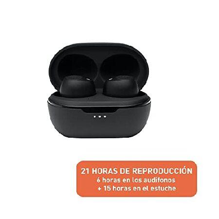 JBL Tune 115TWS True Wireless in-Ear Headphones Pure Bass Sound， 21H Battery， Bluetooth， Dual Connect， Wireless Calls， Music， Native Voice Assistant ( Wireless
