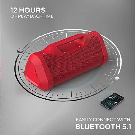 Monster Blaster 3.0 Portable Speaker， 120W Wireless Bluetooth Speaker， IPX5 Rechargeable Waterproof Bluetooth Speaker with USB Charge Out ＆ Aux Input スピーカー