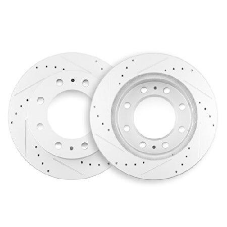 新品未使用！ ALEGE 2PCS Discs Brake Rotors Replacement for 2001-2006 for Silverado 3500 4door Extended Cab 8.1L，Fit for 120.66059，55072，55062 【M1225190425】(43173円)