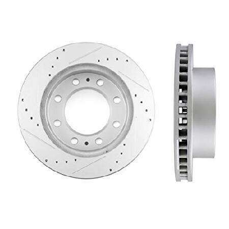 新品未使用！ ALEGE 2PCS Discs Brake Rotors Replacement for 2001-2006 for Silverado 3500 4door Extended Cab 8.1L，Fit for 120.66059，55072，55062 【M1225190425】(43173円)