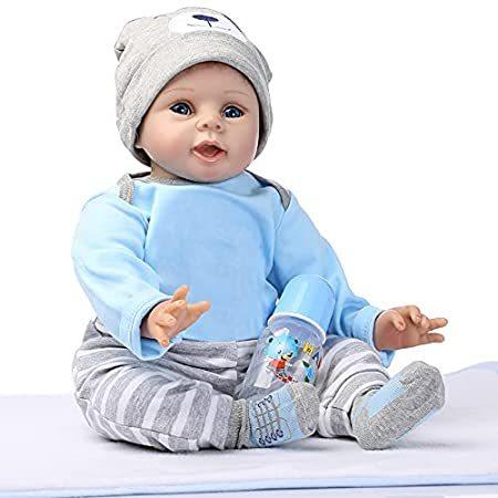 国産品 海外から日本未入荷の人気アイテムを直輸入 Npkdollシミュレーションrebornベビー人形ソフトsilicone 22インチ55 Cmビニール磁気口リアルな少年少女のおもちゃブルー犬xnp 人形 Medplusrxfl Com