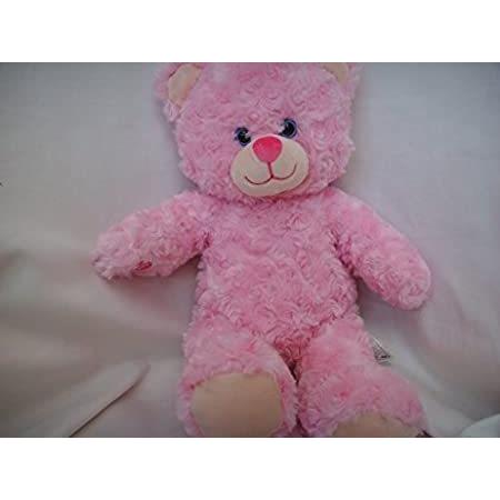 超美品 A Build 海外から日本未入荷の人気アイテムを直輸入 Bear 青い目 抱きしめたくなるテディ ピンク ぬいぐるみ 15インチ Workshop 人形 Knowledge21 Com