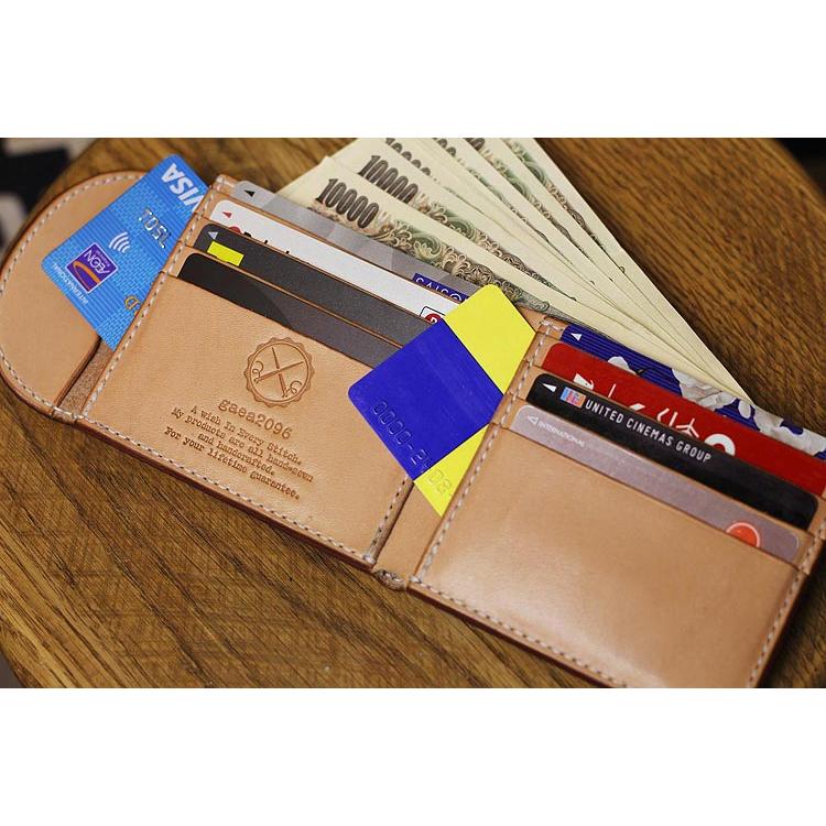小さい財布 三つ折り財布 栃木レザー ヌメ革 ミニ財布 ヌメ革財布