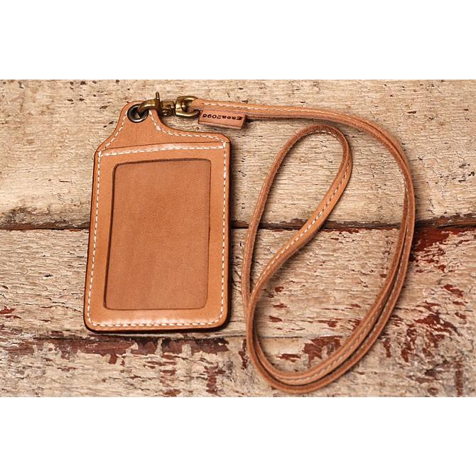 IDカードホルダー ヌメ革 サドルレザー 革ケース 栃木レザー 手縫い