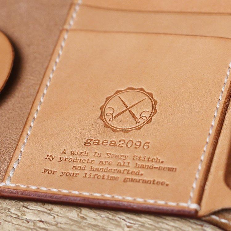 小さい財布 三つ折り財布 栃木レザー ヌメ革 ミニ財布 ヌメ革財布