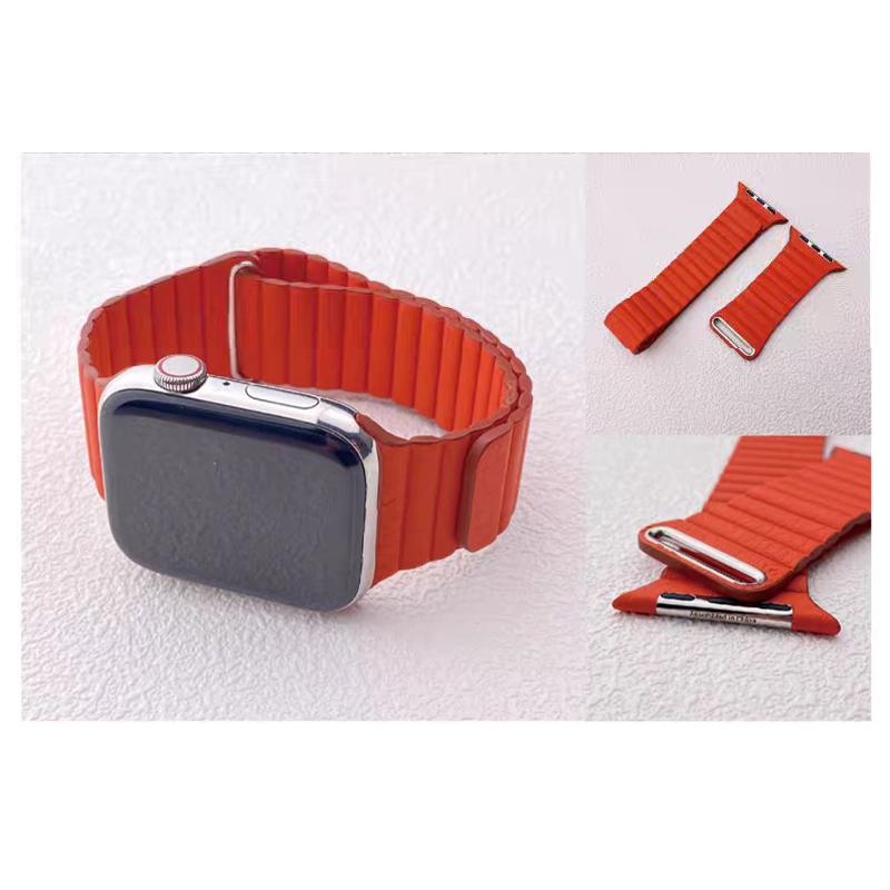 アップルウォッチバンド レザー Apple watchベルト マグネット