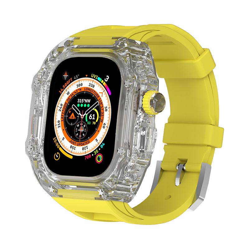apple watch8 Ultra 49mmアップルウォッチ ケース バンド 高級 替え