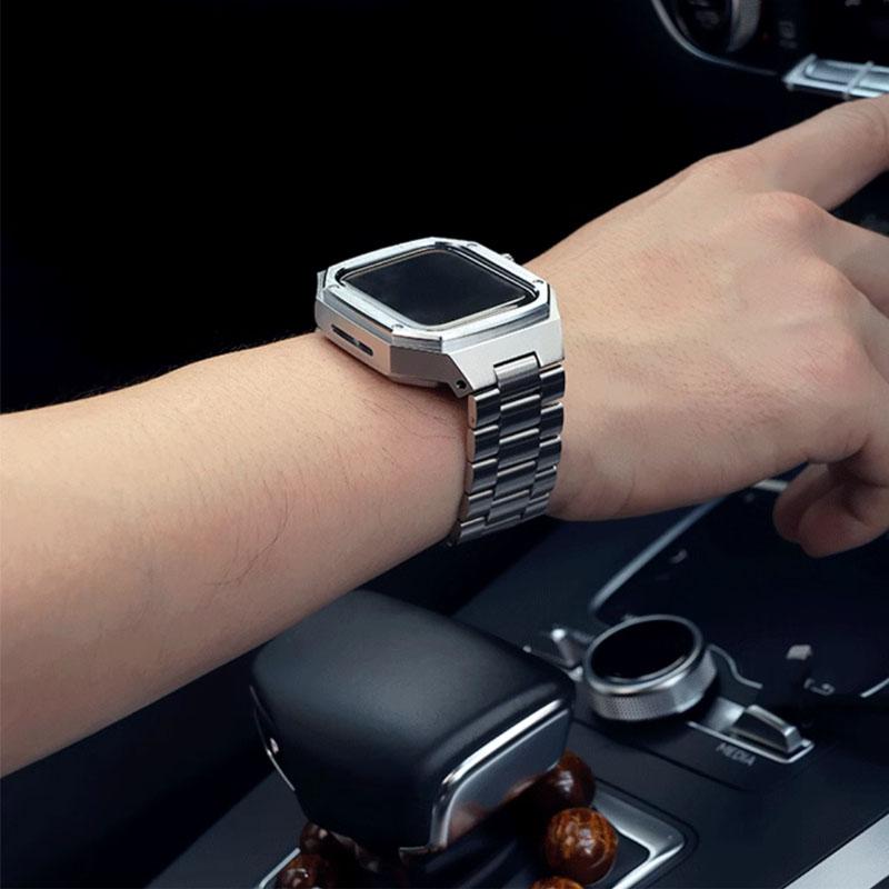 アップルウォッチケースバンド一体型 Apple Watchカバーバンドセット