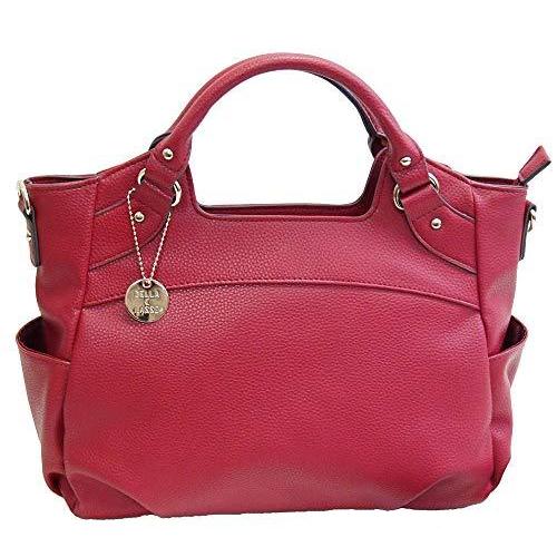 オシャレなカッティングの２wayトートバッグ アドバンス Brand Della レディースファッション 通勤 レッド Classe Gaia A B08ksqmq8s Shop 最高品質