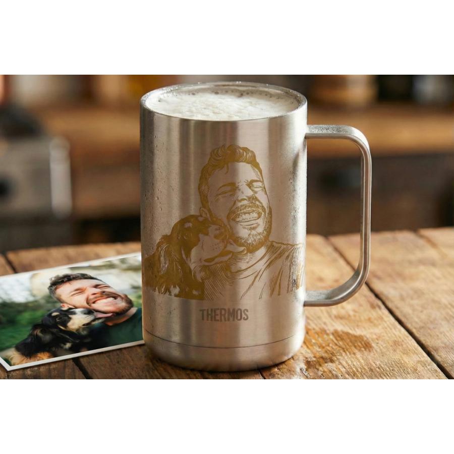 THERMOS（サーモス） 名入れ 写真入り 敬老の日 タンブラー ギフト