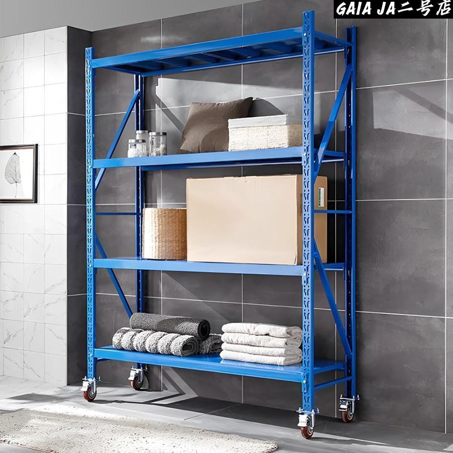 キャスター脚　頑丈な　スチール製　5段棚　H190㎝　50×60㎝ Amazon｜Amazonベーシック 5段スチールラック 棚 メタルラック