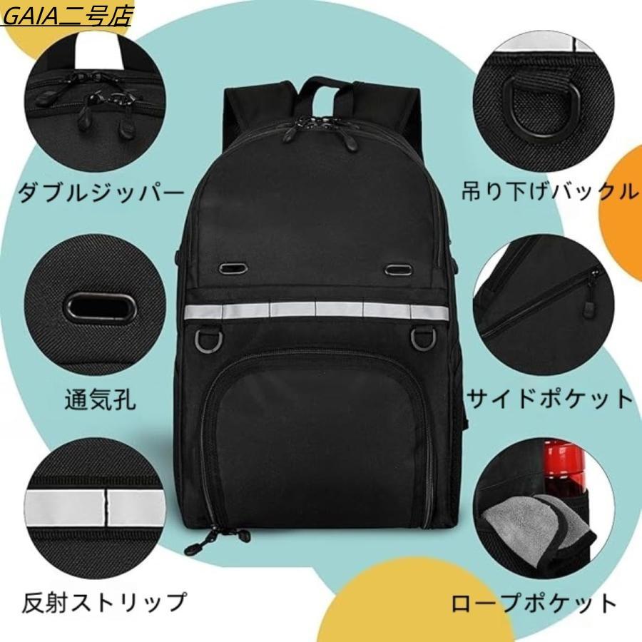 ボウリングバッグ 1個用 ボールとシューズ収納可能 大容量 防水 軽量