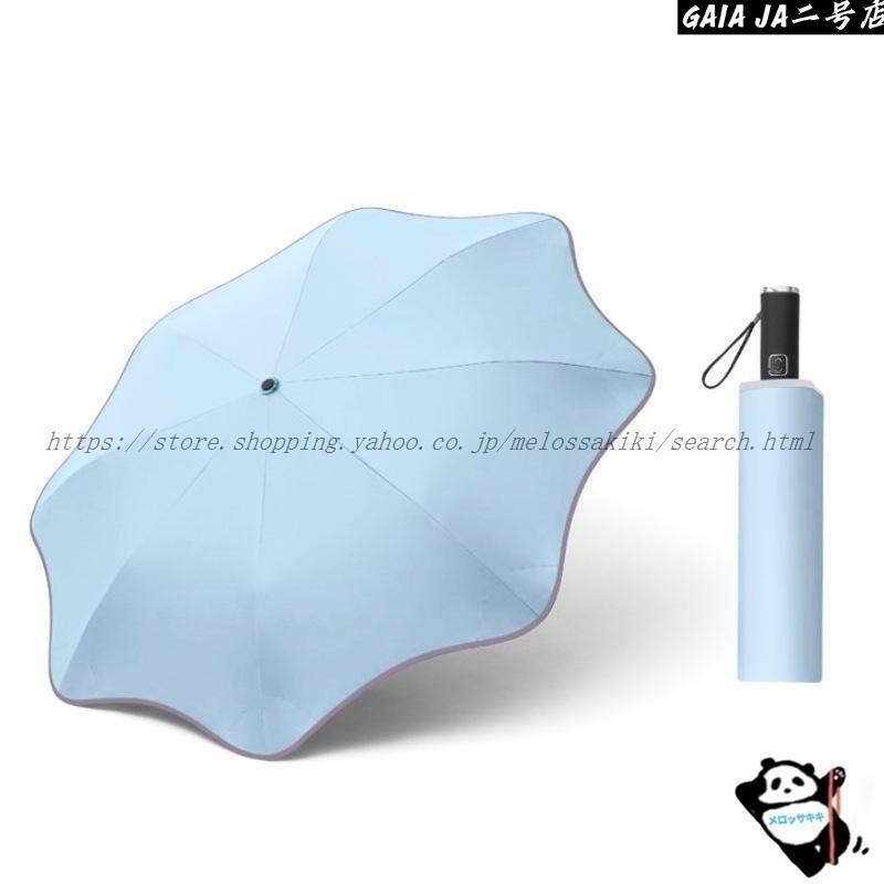 サンバリア100 晴雨兼用折りたたみ傘 ネイビー/ライトブルー サンバリア100 晴雨兼用折りたたみ傘 ネイビー/ライトブルー