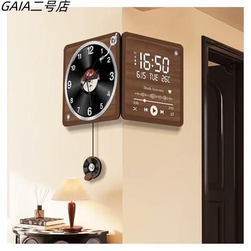 両面掛け時計 double face wall clock (非電波) 両面時計 壁掛け ダブルフェイス おしゃれ アンティーク リビング