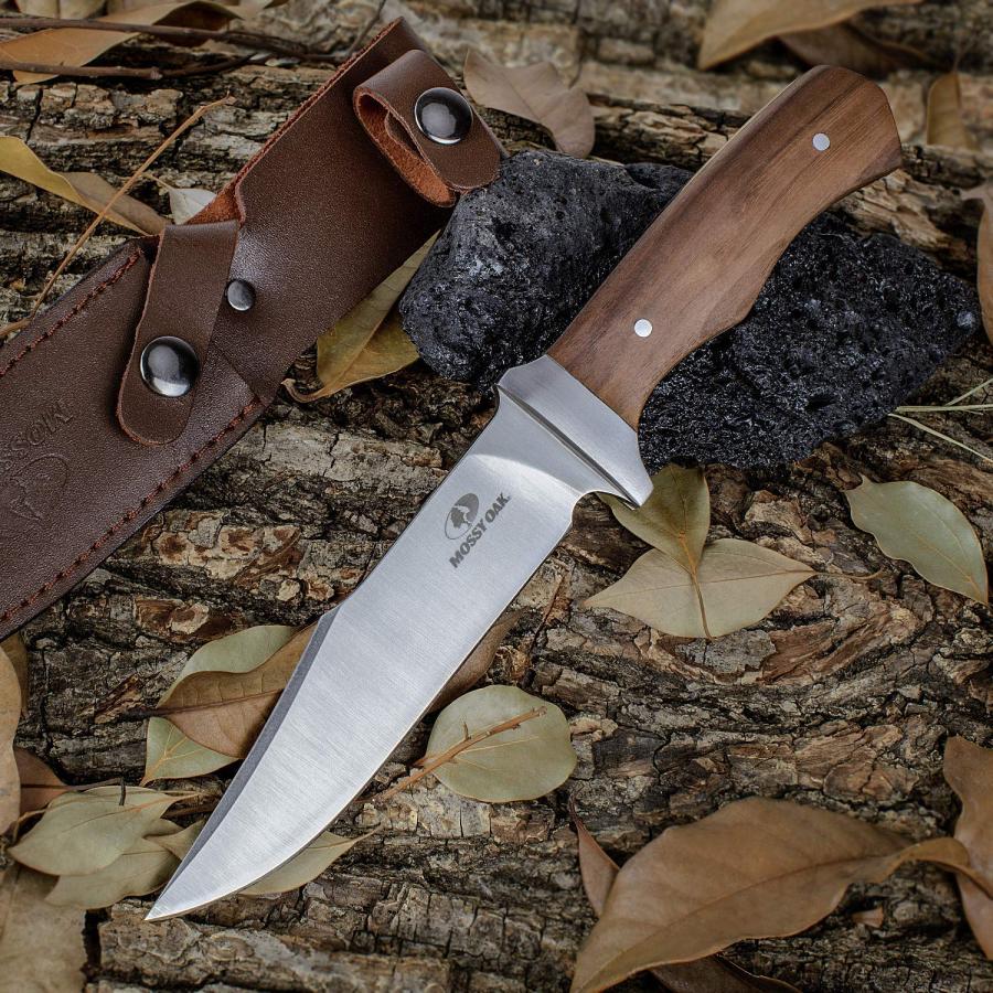 MOSSY OAK ナイフ シースナイフ フルタング 天然ウッドハンドル MOSSY OAK ナイフ シースナイフ フルタング 天然ウッドハンドル