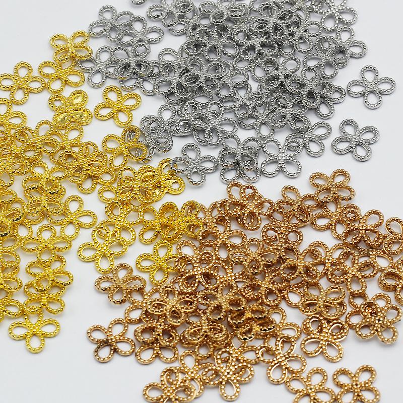 クローバーのコネクタパーツ 11ミリ 3色あり 90個入り : gaikicraft