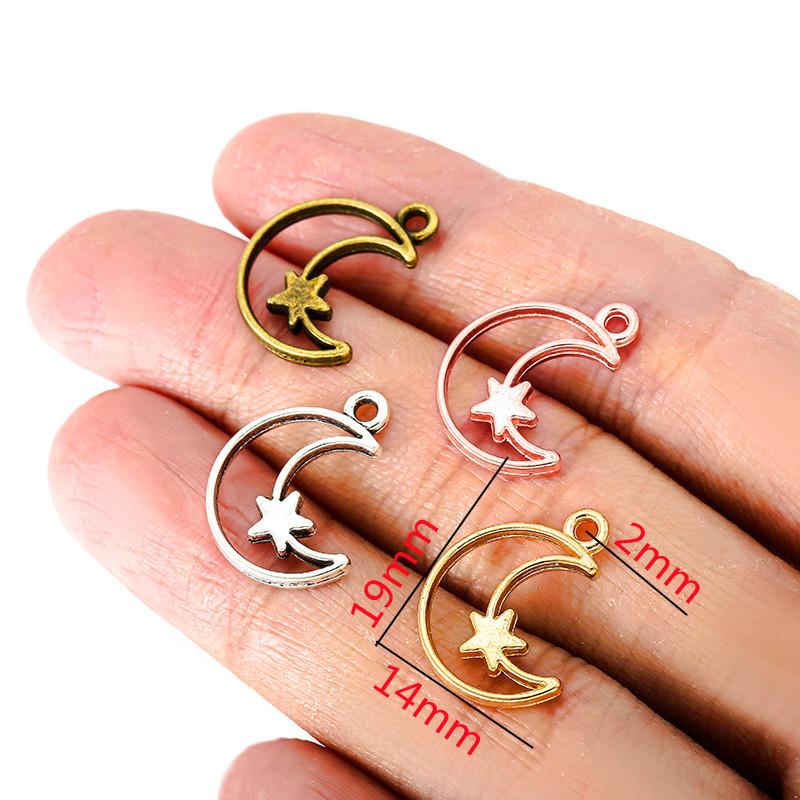 チャーム 月 星 合金 20個入り : gaikicraft - 通販 - Yahoo!ショッピング