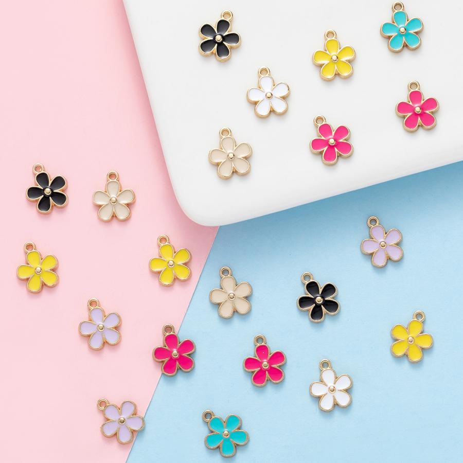 お花　　チャーム資材　　10個 30%OFF お花のチャーム 10個 : gaikicraft - 通販 - Yahoo!ショッピング