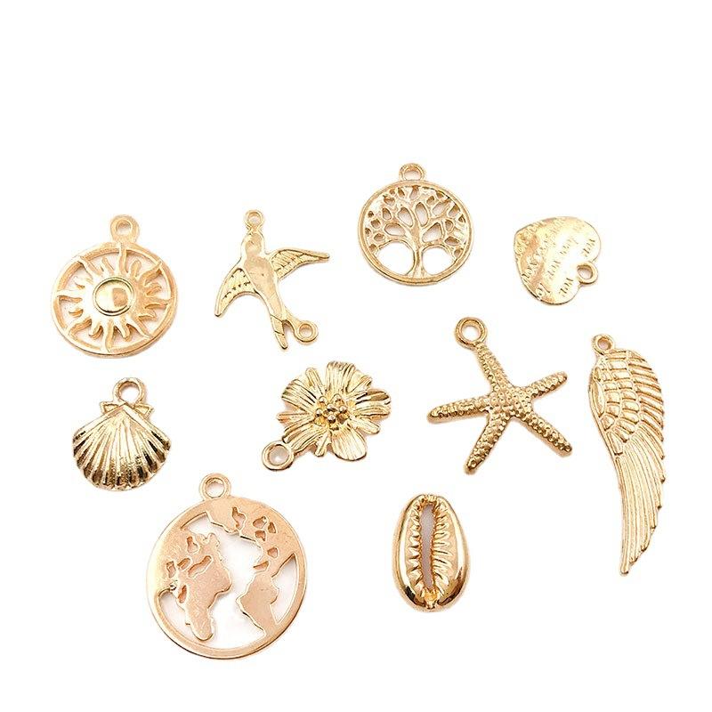 チャーム50種類ミックス マットゴールド : gaikicraft - 通販 - Yahoo