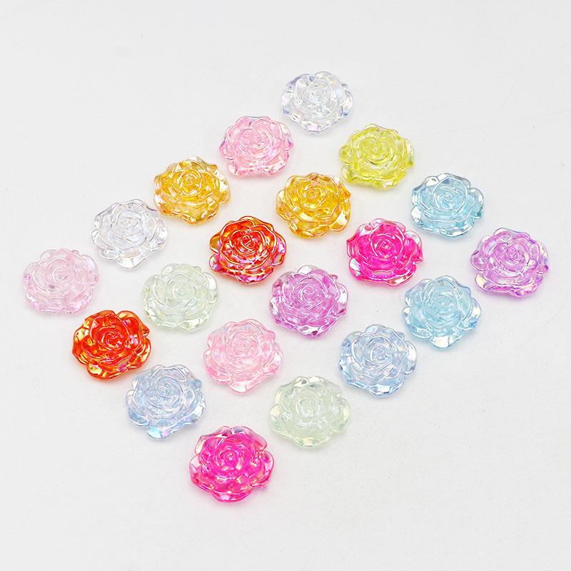 薔薇 バラ 透明 ばら ミックス 20個 : gaikicraft - 通販 - Yahoo