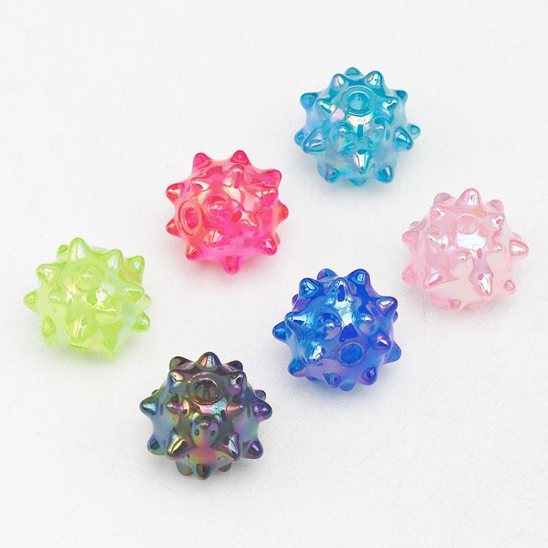 アクリルオーロラビーズ 金平糖 ミックス10個 : gaikicraft - 通販