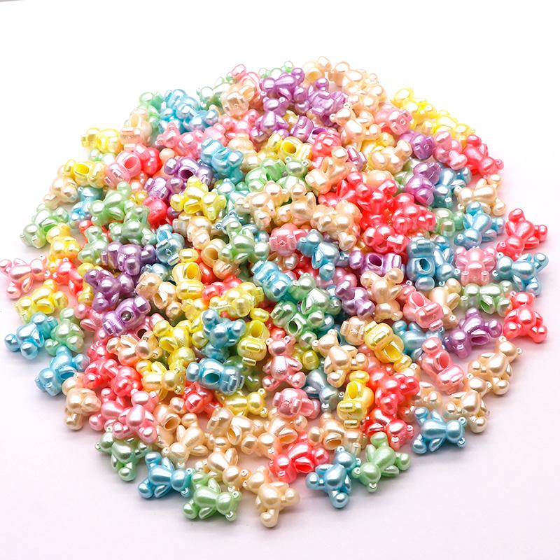 クマのビーズ 熊 くま ミックス 約110個 : gaikicraft - 通販