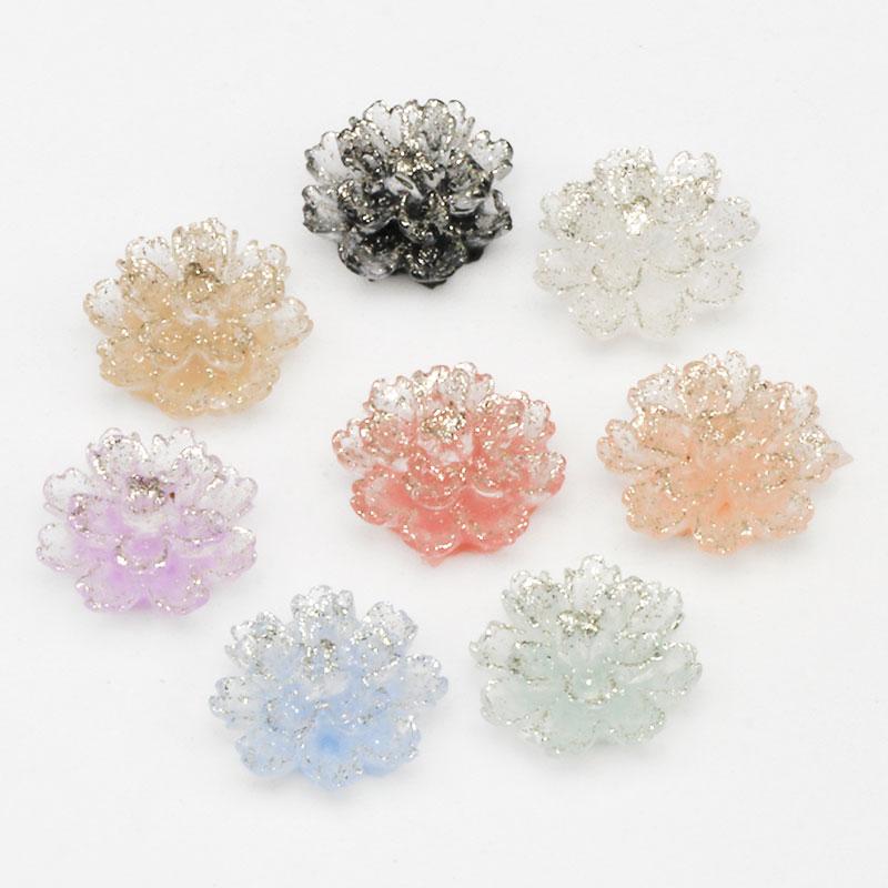 デコパーツ お花カボション ネイル 約48個入り : gaikicraft