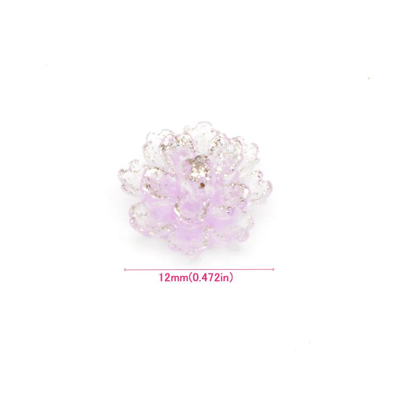 デコパーツ お花カボション ネイル 約48個入り : gaikicraft