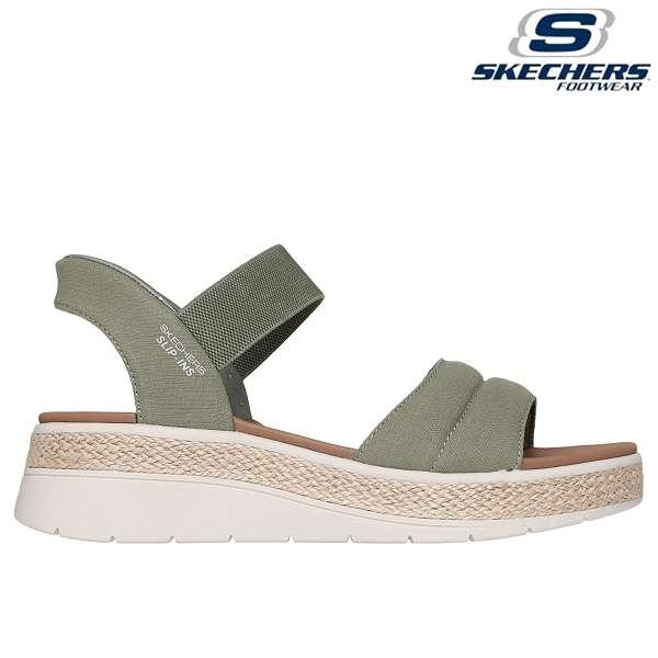 ◆◆ ＜スケッチャーズ＞ SKECHERS BOBS SUN RAY 114413 (OLV) サンダル