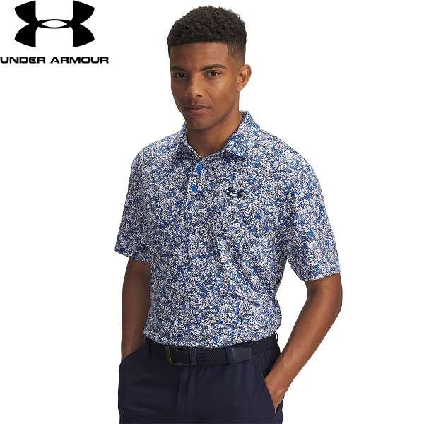 UNDER ARMOUR メール便発送 ＜アンダーアーマー＞ UAプレーオフ3.0 プリント ポロ(ゴルフ/MEN) 1378677 ...