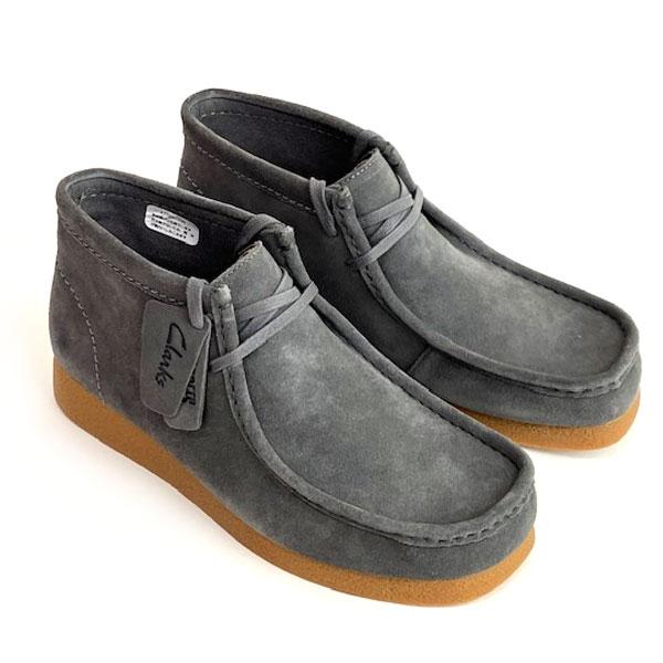 WallabeeEVO Bt / ワラビーエヴォブーツ （グレースエード） Clarks 即納可☆【Clarks】クラークス WallabeeEVO Bt Grey
