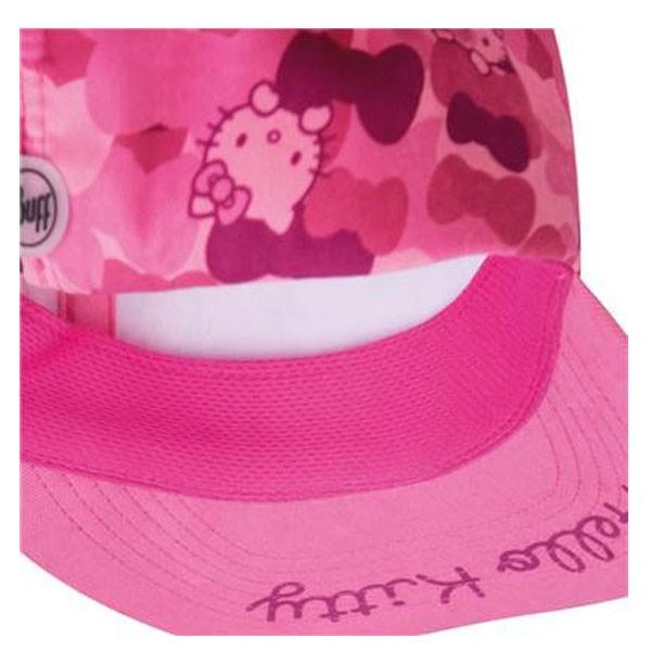 送料無料 メール便発送 即納可☆ 【Buff】バフ  KITTY 5 PANEL CAP PINK ジュニア ランニングキャップ 361783｜gainabazar｜04