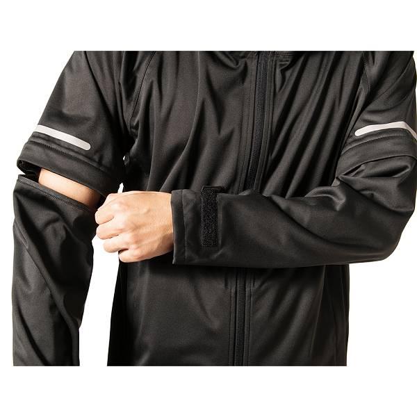 ◆◆ ＜マック＞ MAKKU エラスティコニットレインジャケット AS830 (BLACK) レインウェア｜gainabazar｜04