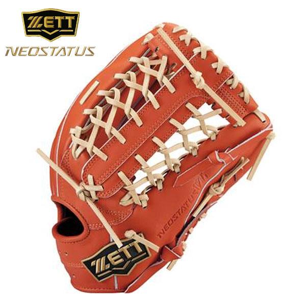 即納可★ 【ZETT】ゼット 硬式グラブ ネオステイタス 24 外野手用 BPGB12417N ゼット（ZETT） 即納可☆ 【ZETT】ゼット 硬式グラブ ネオステイタス