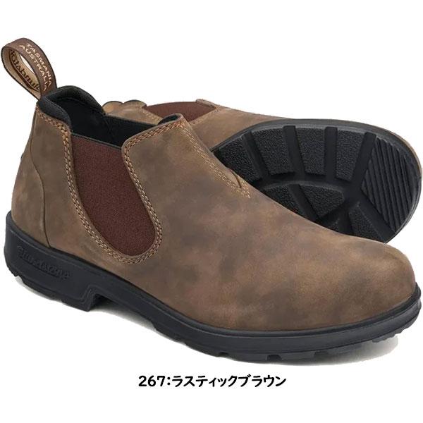 美品 Blundstone ローカット サイドゴアブーツ ダークブラウン UK4 BLUNDSTONE（ブランドストーン） ◇◇◎ ＜ブランドストーン＞ ユニ