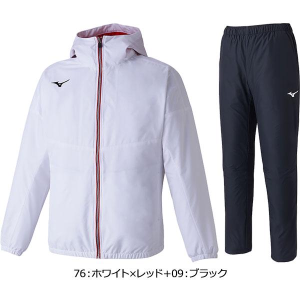 ◆◆ ＜ミズノ＞ MIZUNO ユニセックス トレーニングクロスジャケット＆パンツ 上下セット 水泳 N2JCB000-N2JDB001｜gainabazar｜02