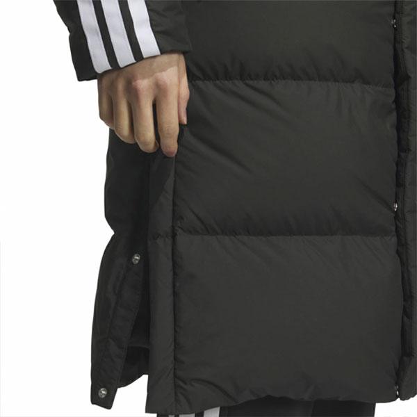 adidas アディダス　ダウンコート　ベンチコート　sサイズ　黒ライン adidas アディダス ダウンコート ベンチコート sサイズ 黒ライン adidas