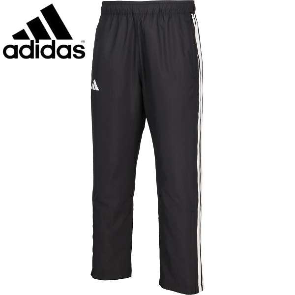 ◆◆ ＜アディダス＞ ADIDAS スリーストライプス ルーズフィット 中わた入りウィンド フルレングス パンツ ZQ883 (JZ8771：ブラック) adidas（アディダス） ◇◇ ＜アディダス＞ スリーストライプス ルーズ