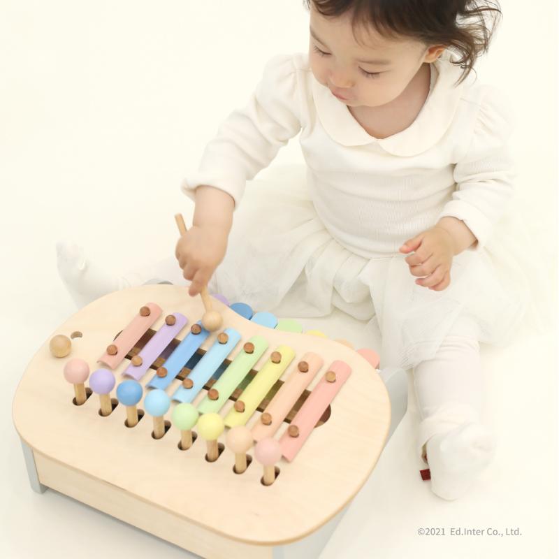 【レビュー特典あり】 【ラッピング無料】 楽器 おもちゃ １歳 森のメロディーメーカー スウィートメロディーメーカー 名入れ無料I エドインター 名入れ無料 | エド・インター | 11