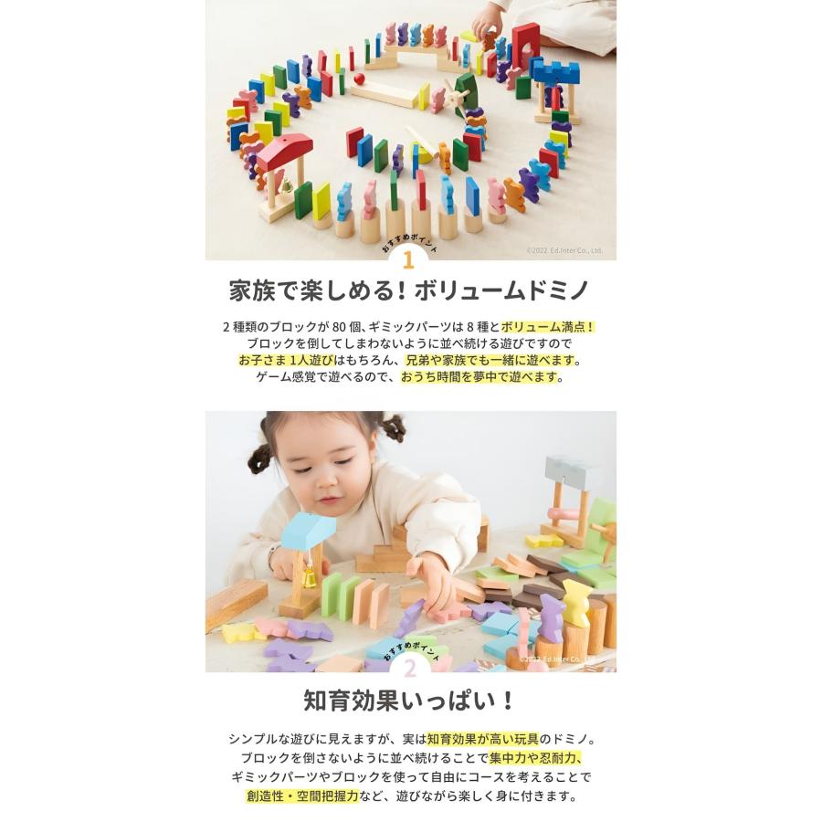 エド・インター（Ed・Inter） 積み木 ドキドキドミノ キャンディドミノ