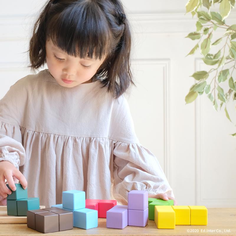 ラッピング無料 賢人パズル エドインター 立体パズル 積み木 木のおもちゃ 知育玩具 1歳 2歳 3歳 脳トレ | エド・インター | 01