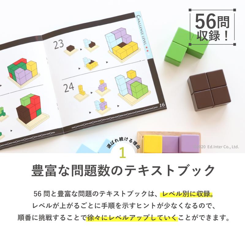 ラッピング無料 賢人パズル エドインター 立体パズル 積み木 木のおもちゃ 知育玩具 1歳 2歳 3歳 脳トレ | エド・インター | 05