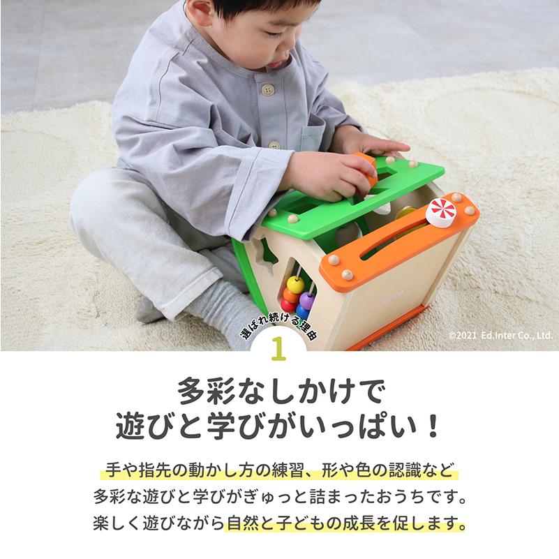 エド・インター（Ed・Inter） 木のおもちゃ 型はめ あそびのおうち 名
